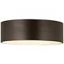 3_Harley 16" Wide Bronze Drum Ceiling Light