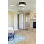 4_Harley 16" Wide Bronze Drum Ceiling Light more views