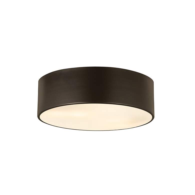 Image 6 Harley 16" Wide Bronze Drum Ceiling Light more views