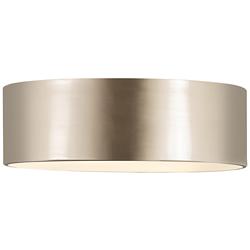 Harley 16" Wide Brushed Nickel Ceiling Light