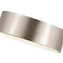 Harley 16" Wide Brushed Nickel Ceiling Light in scene
