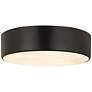 2_Harley 16" Wide Matte Black Ceiling Light