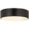 Harley 16" Wide Matte Black Ceiling Light