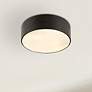 1_Harley 16" Wide Matte Black Ceiling Light