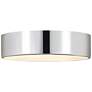 2_Harley 20" Wide Chrome Drum Ceiling Light