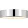 Harley 20" Wide Chrome Drum Ceiling Light