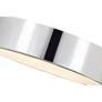 7_Harley 20" Wide Chrome Drum Ceiling Light more views