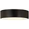 Harley 20" Wide Matte Black Drum Ceiling Light