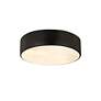 6_Harley 20" Wide Matte Black Drum Ceiling Light more views