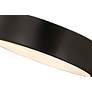 Harley 20" Wide Matte Black Drum Ceiling Light in scene