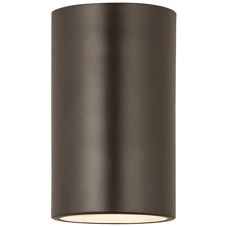 Image 3 Harley 5" Wide Bronze Cylinder Ceiling Light