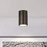 2_Harley 5" Wide Bronze Cylinder Ceiling Light