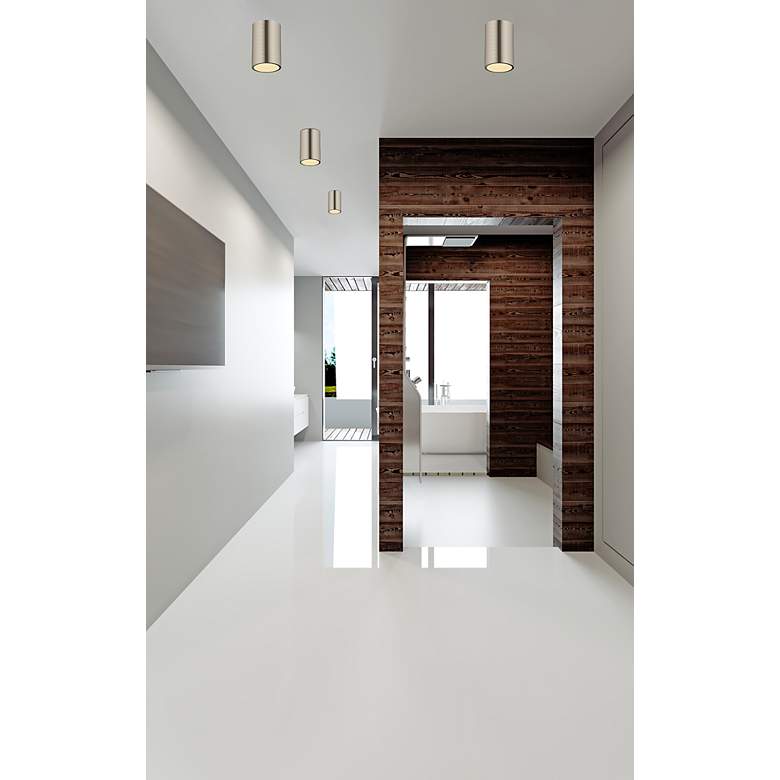 Image 3 Harley 5" Wide Brushed Nickel Ceiling Light more views