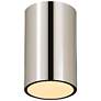 Thumbnail4 of Harley 5" Wide Chrome Cylinder Ceiling Light more views