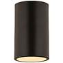 1_Harley 5" Wide Matte Black Cylinder Ceiling Light