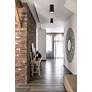 2_Harley 5" Wide Matte Black Cylinder Ceiling Light more views
