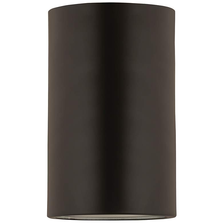 Image 6 Harley 5" Wide Matte Black Cylinder Ceiling Light more views