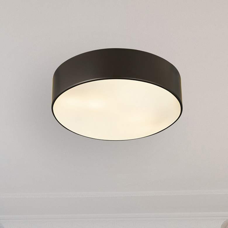 Image 1 Harley by Z-Lite Bronze 4 Light Flush Mount