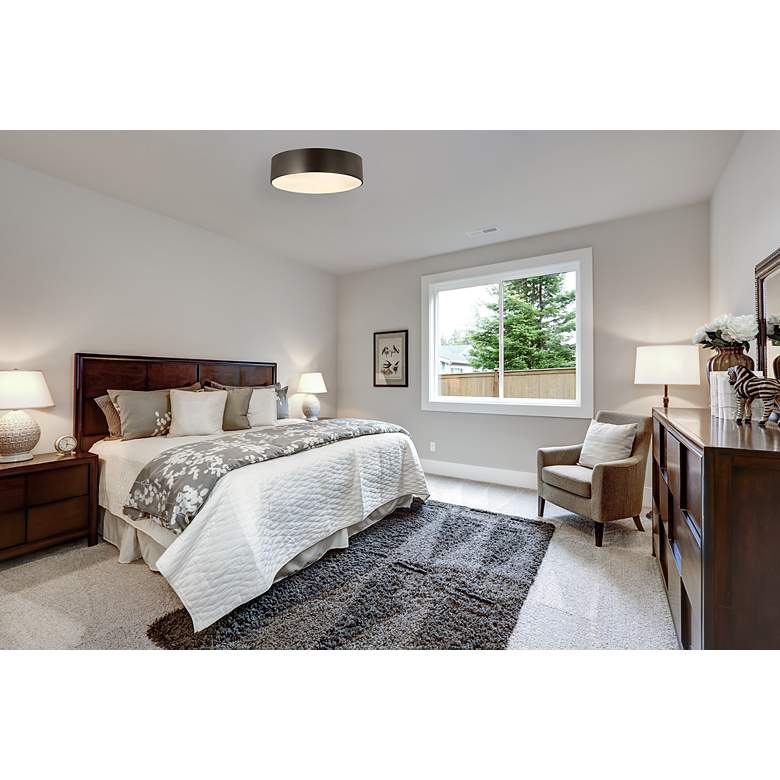 Image 4 Harley by Z-Lite Bronze 4 Light Flush Mount more views