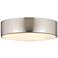 Harley by Z-Lite Brushed Nickel 4 Light Flush Mount