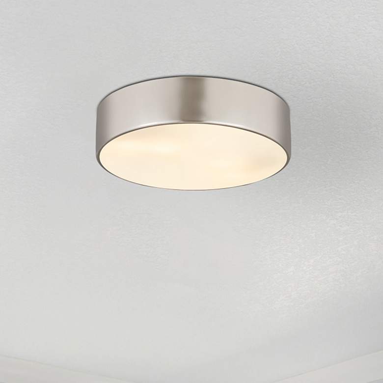 Image 1 Harley by Z-Lite Brushed Nickel 4 Light Flush Mount