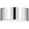 Harley by Z-Lite Chrome 2 Light Flush Mount