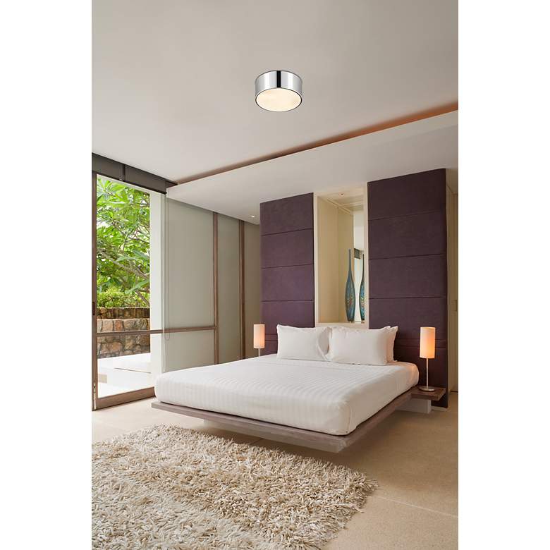 Image 4 Harley by Z-Lite Chrome 2 Light Flush Mount more views