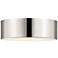 Harley by Z-Lite Chrome 3 Light Flush Mount