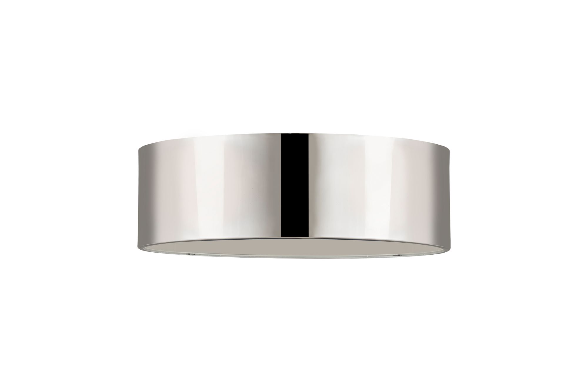 Harley by Z-Lite Chrome 3 Light Flush Mount in scene
