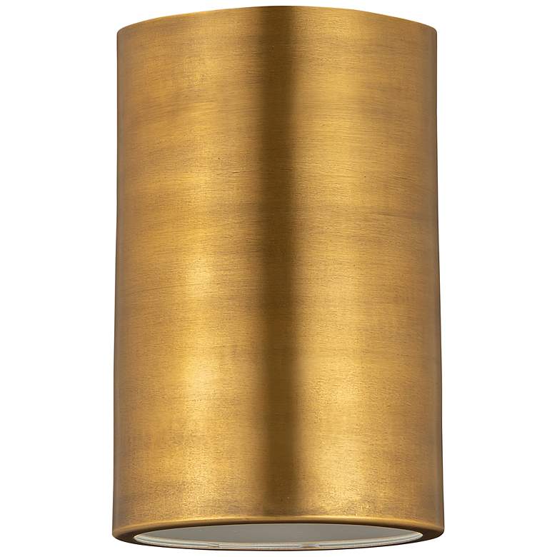 Image 6 Harley by Z-Lite Rubbed Brass 1 Light Flush Mount more views