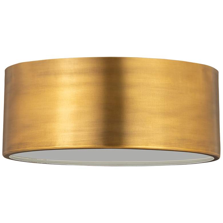 Image 6 Harley by Z-Lite Rubbed Brass 2 Light Flush Mount more views