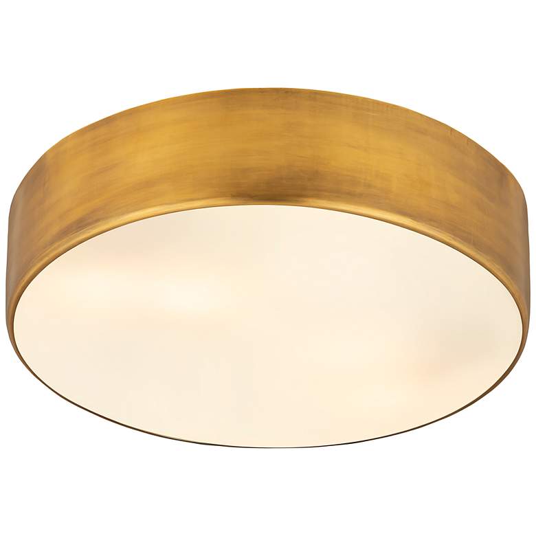 Image 6 Harley by Z-Lite Rubbed Brass 4 Light Flush Mount more views