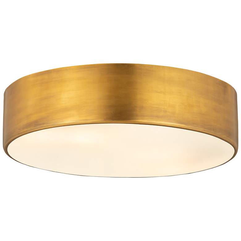 Image 7 Harley by Z-Lite Rubbed Brass 4 Light Flush Mount more views