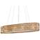 Harlowe 35 1/4"W Havana Gold Kitchen Island Light Pendant