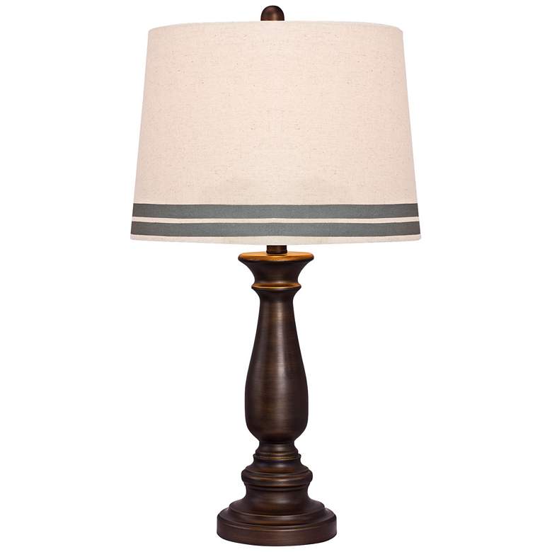 Image 1 Harlowton Oil Rubbed Bronze Metal Table Lamp