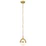 1_Harmelin 7 Wide 1-Light Mini Pendant Satin Brass