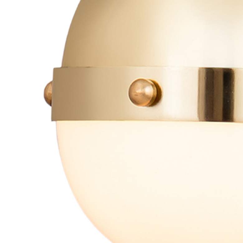 Image 3 Harmelin 7 Wide 1-Light Mini Pendant Satin Brass more views