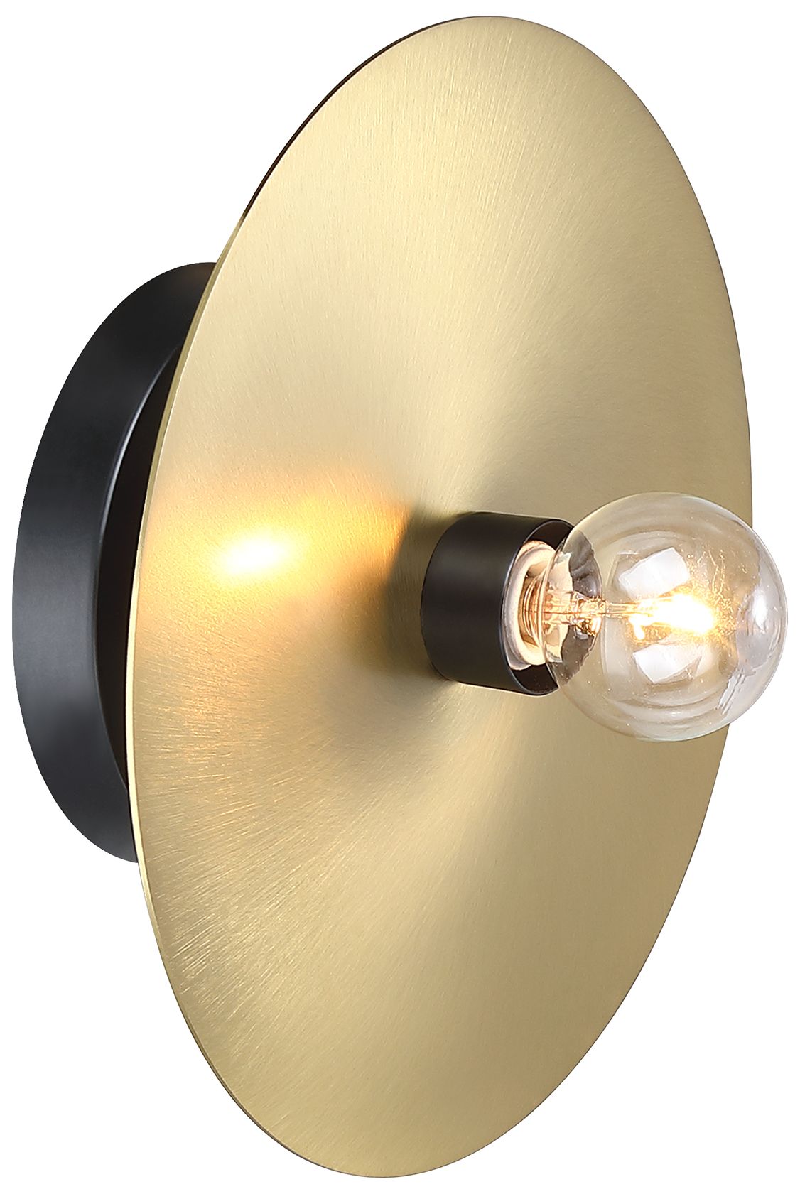 Image 3 Harmoni 9 in. 1-Light Matte Black Wall Sconce Light more views