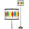 Harmonium Brushed Nickel Pull Chain Floor Lamp
