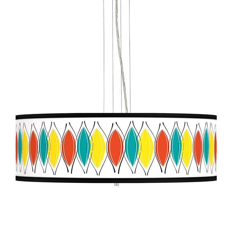Image 1 Harmonium Giclee 24" Wide 4-Light Pendant Chandelier