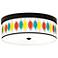 Harmonium Giclee Energy Efficient Bronze Ceiling Light