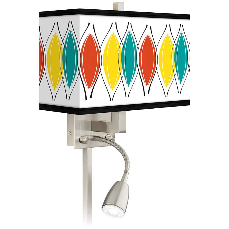 Image 1 Harmonium Giclee Glow LED Reading Light Plug-In Sconce