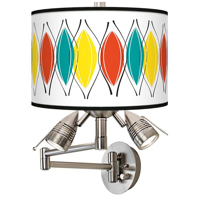 Image 1 Harmonium Giclee Plug-In Swing Arm Wall Lamp