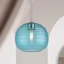 1_Harmony 10" Wide Brushed Nickel Globe Mini Pendant