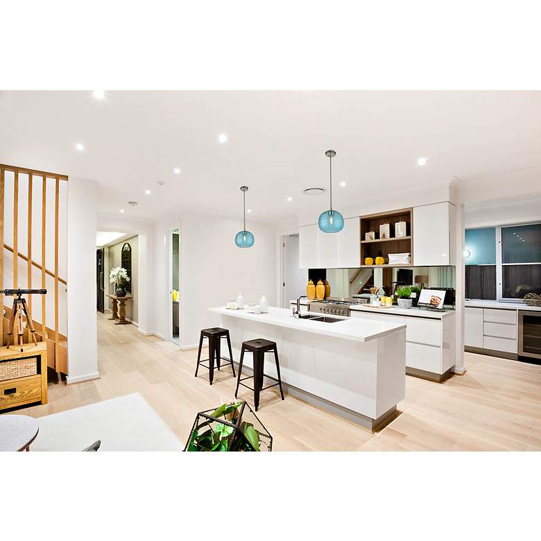 Image 7 Harmony 10" Wide Brushed Nickel Globe Mini Pendant more views