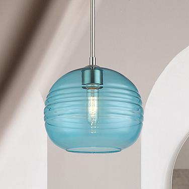 Harmony 10" Wide Brushed Nickel Globe Mini Pendant