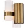 Harmony 13.75"H x 10.5"W 2-Light Wall Sconce in Aged Brass