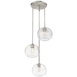 Harmony 20" Wide Brushed Nickel Multi-Light Pendant