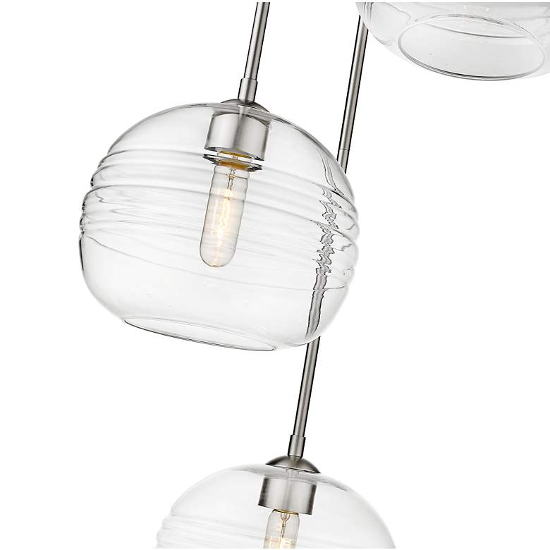 Image 6 Harmony 20" Wide Brushed Nickel Multi-Light Pendant more views