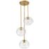 Harmony 20" Wide Olde Brass 3-Light Pendant